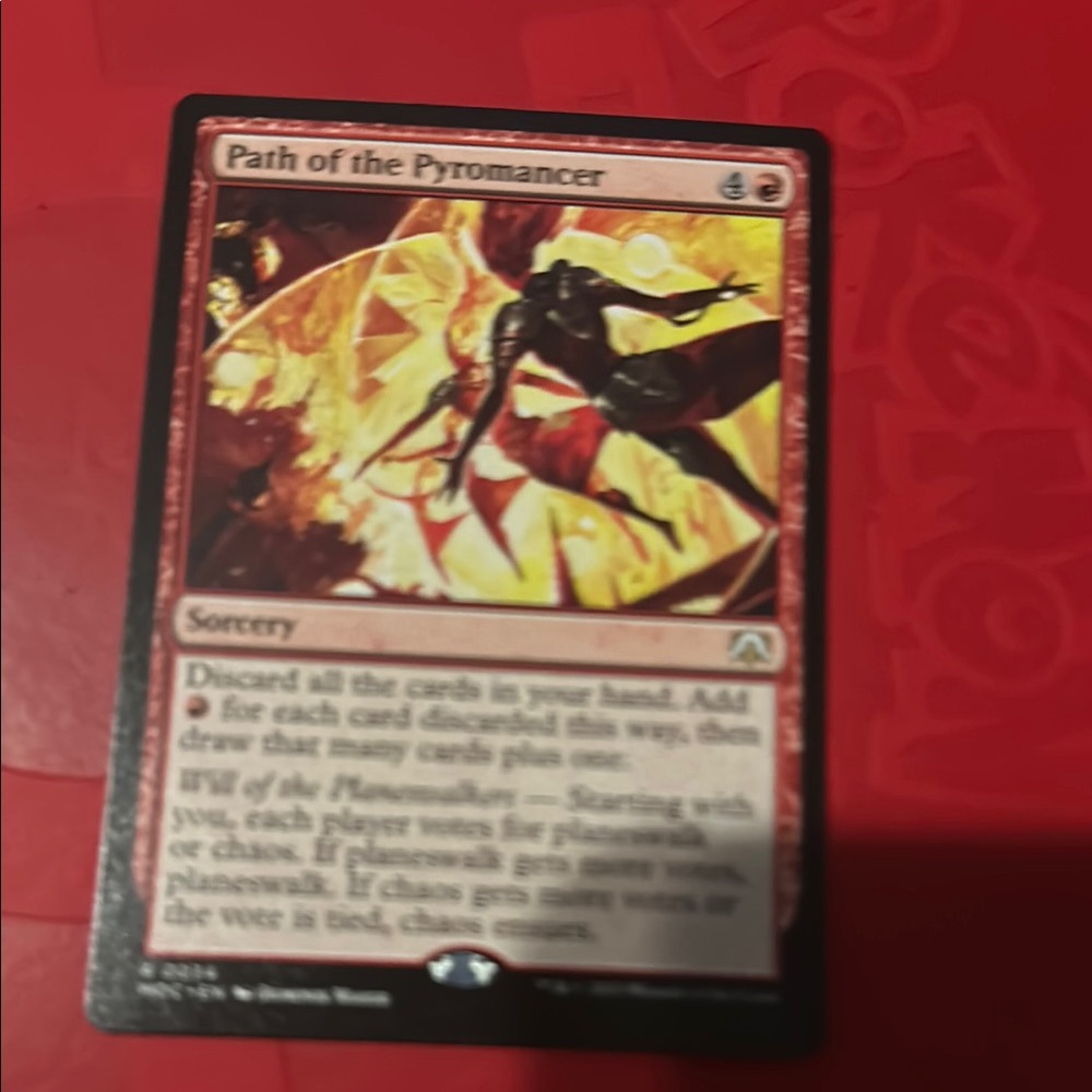 Magic: The Gathering - Path of the Pyromancer Card